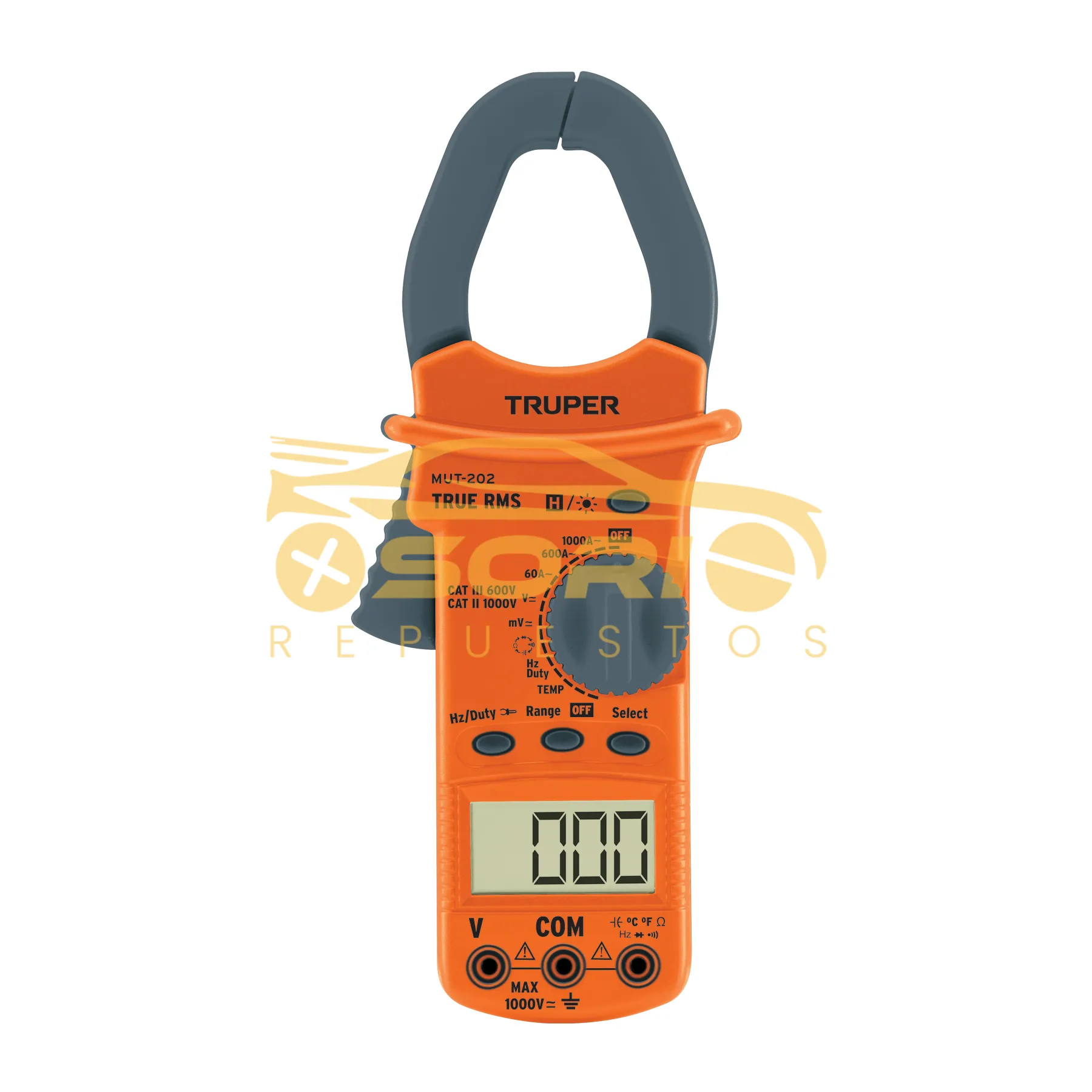 multitester con gancho truper 10404
