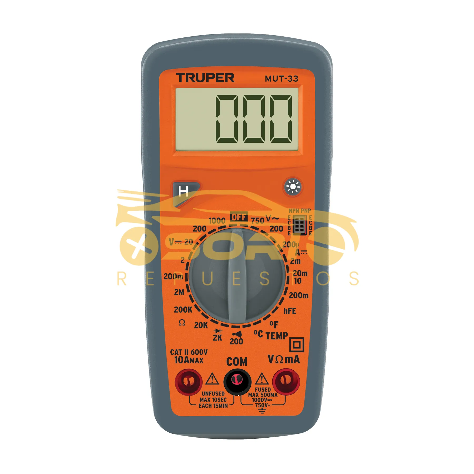 tester digital truper 15 5 x 7 5 x 3 cm 10401