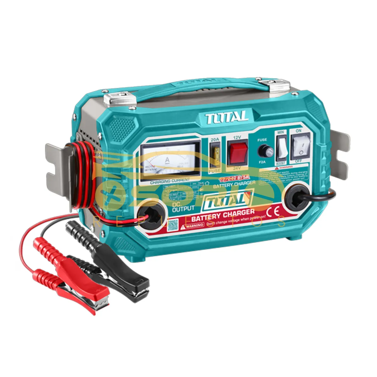 cargador de bateria total 12v 24v 8 5amp utbc1601