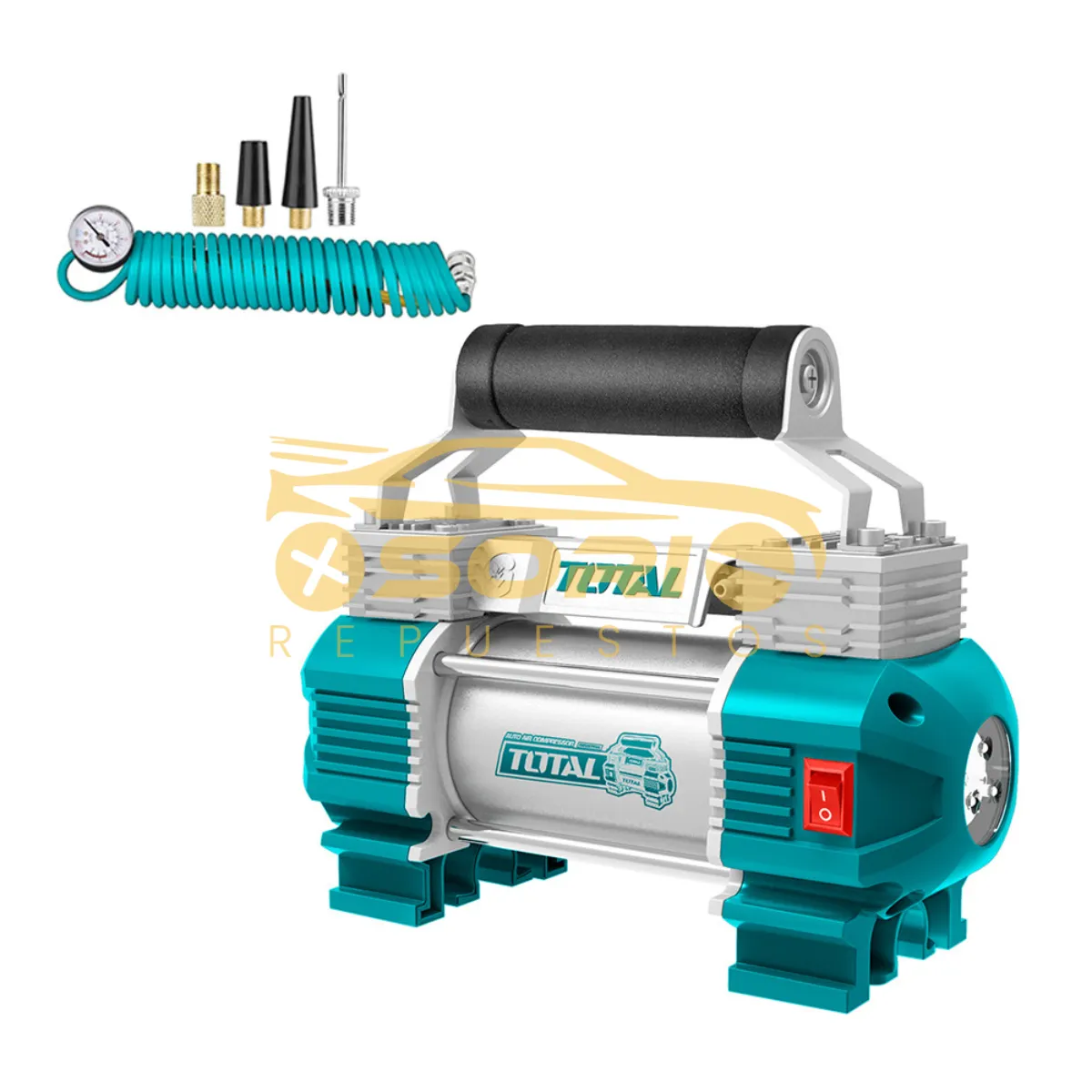 compresor de aire total 12v 13 5v 120 psi ttac2506