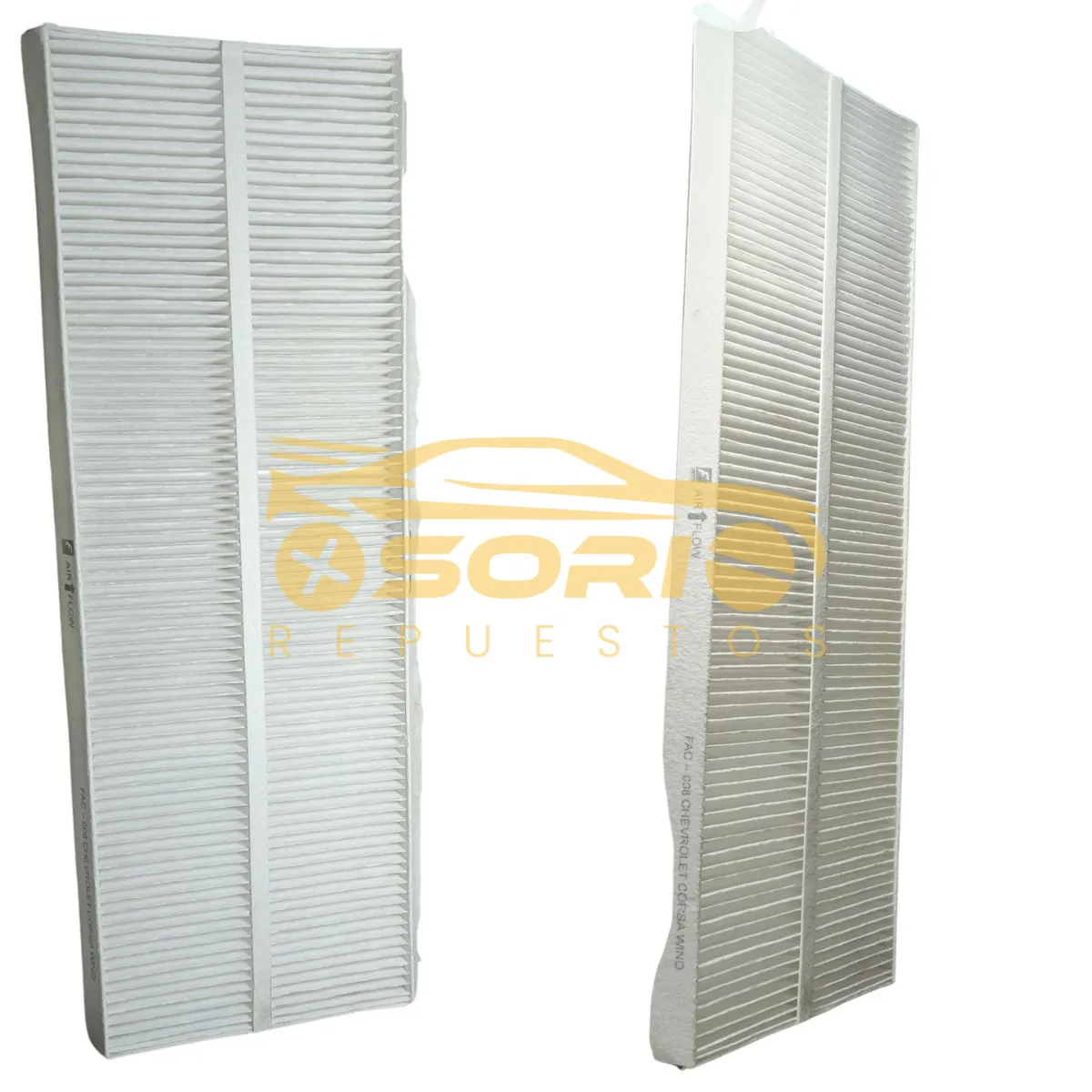 filtro aire acondicionado varias marcas 407 x 145 x 16 chevrolet corsa todos fac008