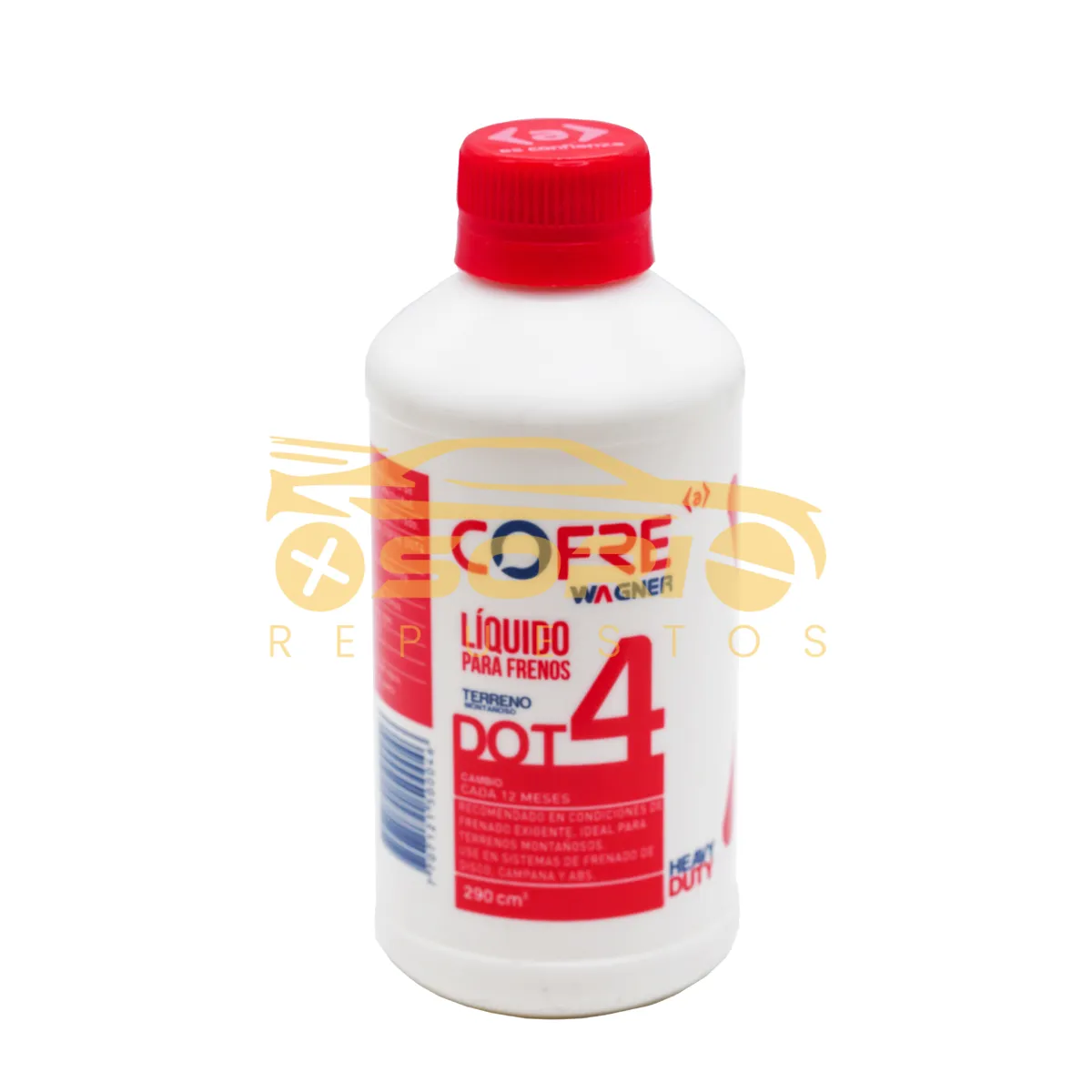 pinta liquido de frenos dot 4 cofre wagner lf 020