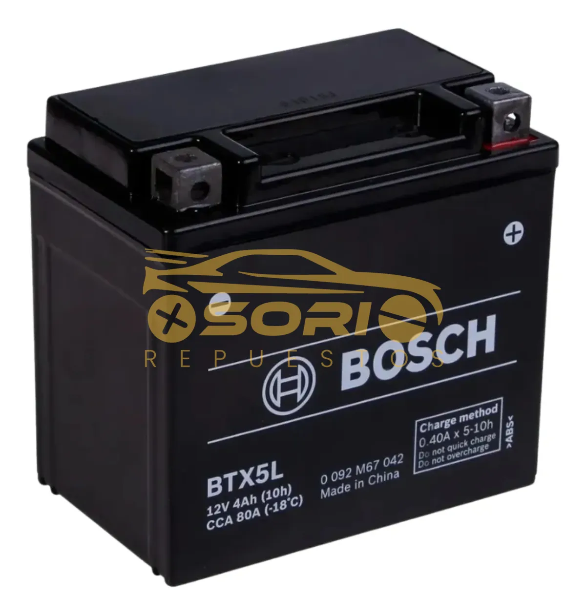bateria de moto bosch 70 cm x 11 cm x 10 cm suzuki vivax 115 btx5l bs